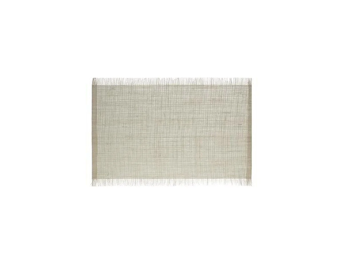 Set de Table en Jute "Frange" 30x45cm Beige
