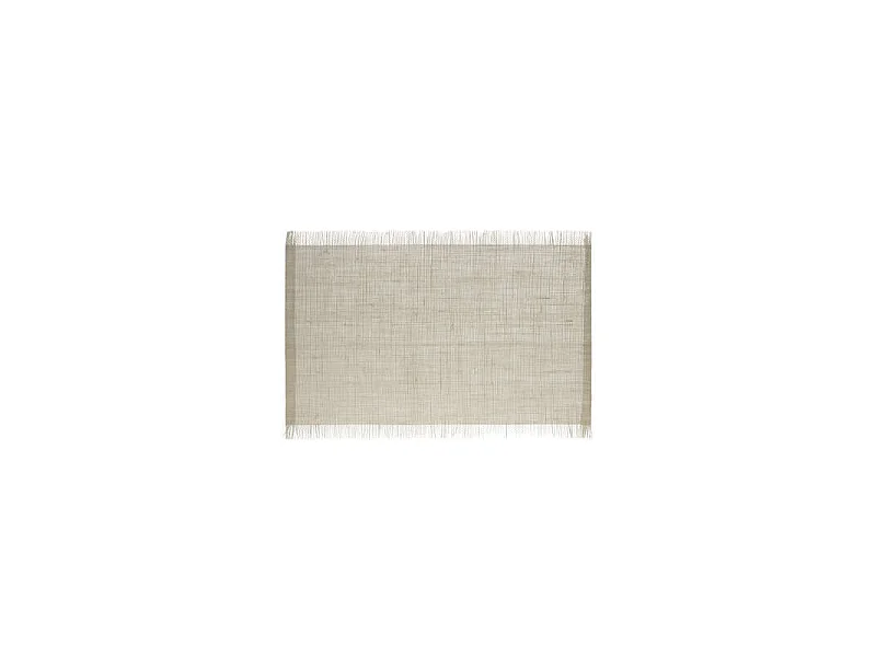 Set de Table en Jute "Frange" 30x45cm Beige