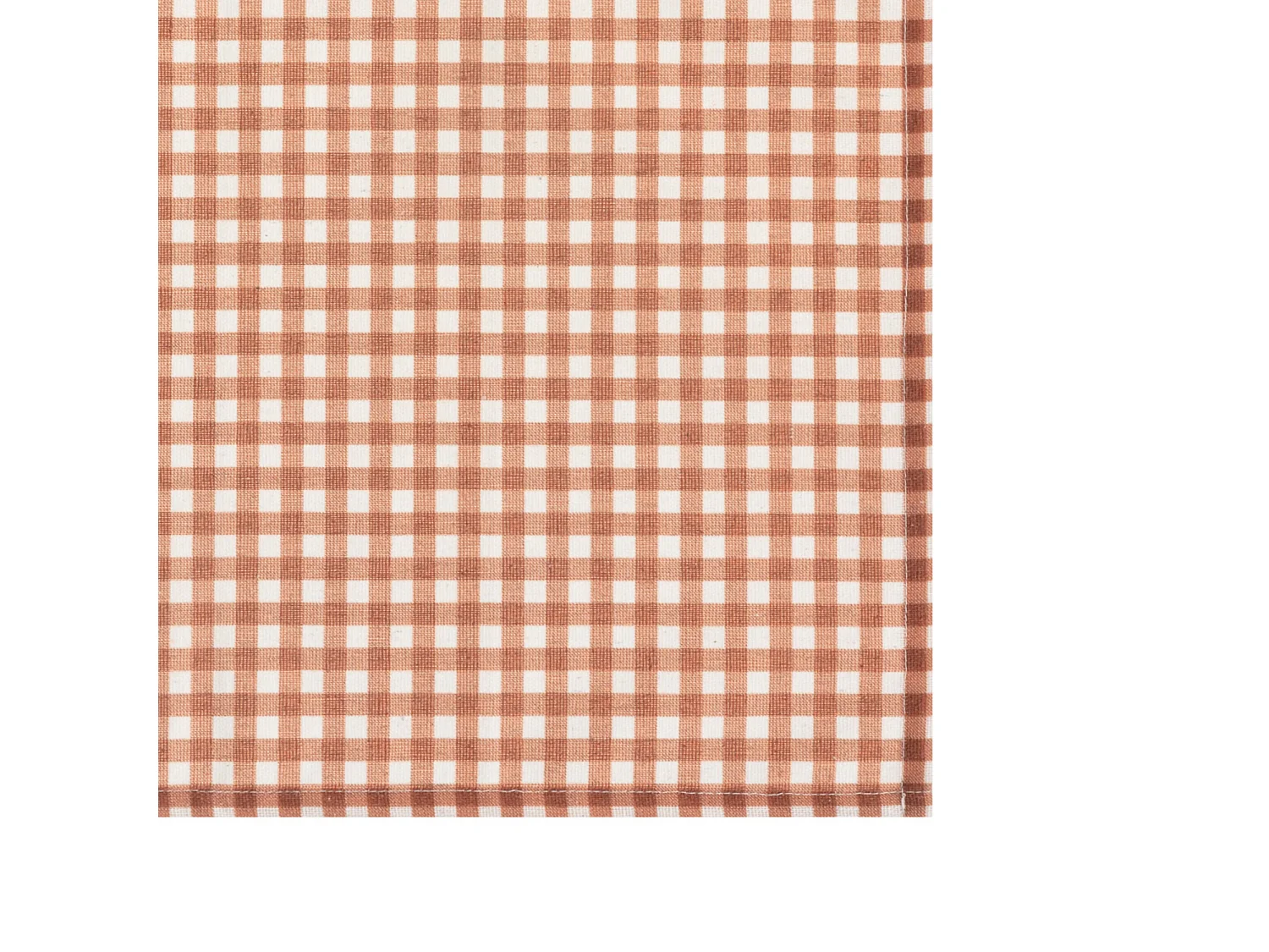 Set de Table à Carreaux "The Floral" 30x45cm Rouge Grenat
