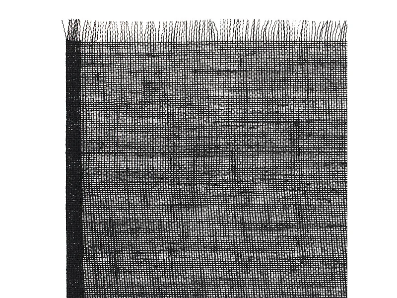 Set de Table en Jute "Frange" 30x45cm Noir