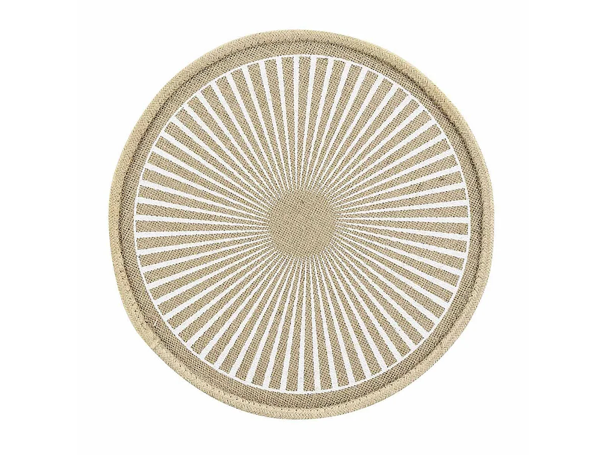 Set de Table en Jute "Soleimio" 38cm Naturel