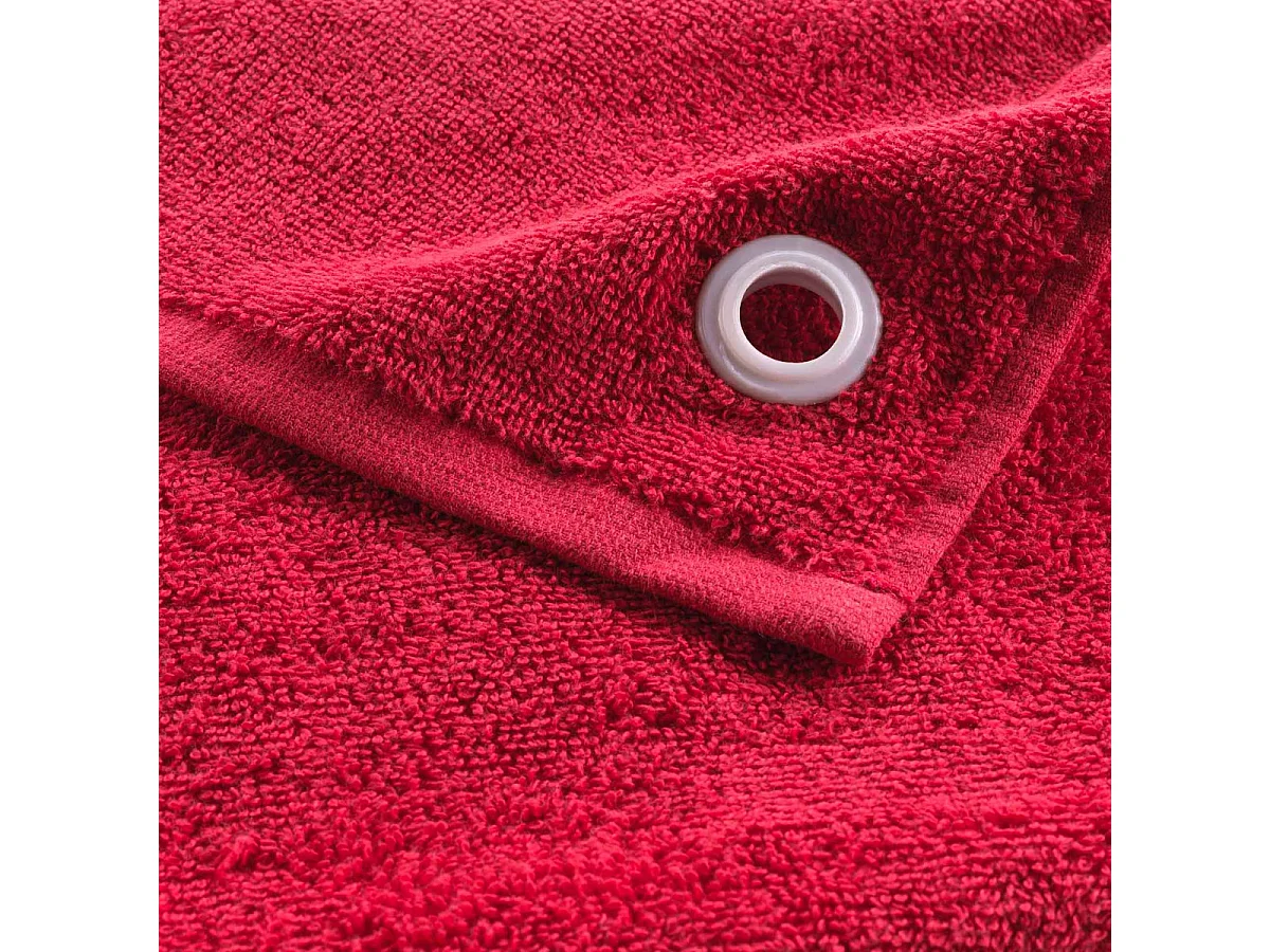 Essuie Main en Éponge "Cuistot" 50x50cm Rouge