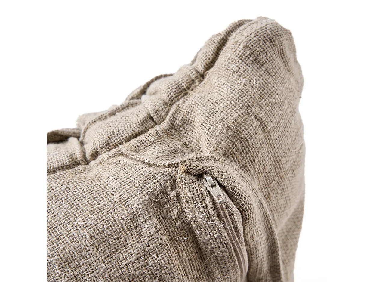 The Linen Crosier Cushion Cover - Natural