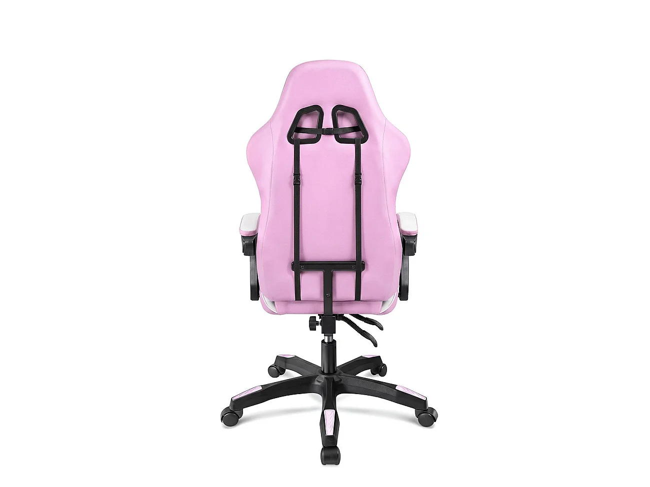 Silla gaming reclinable y con altura ajustable en rosa y blanco 117-128 cm Viper Rosa - Blanco
