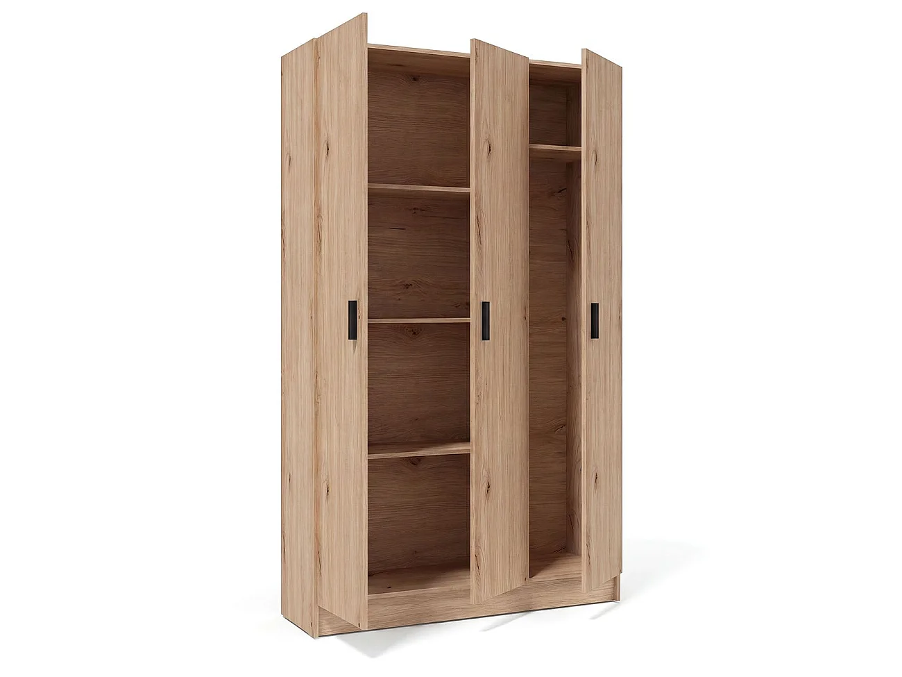 Armario de 3 puertas en roble alpine 109x180 cm Multi Useful Roble Alpine