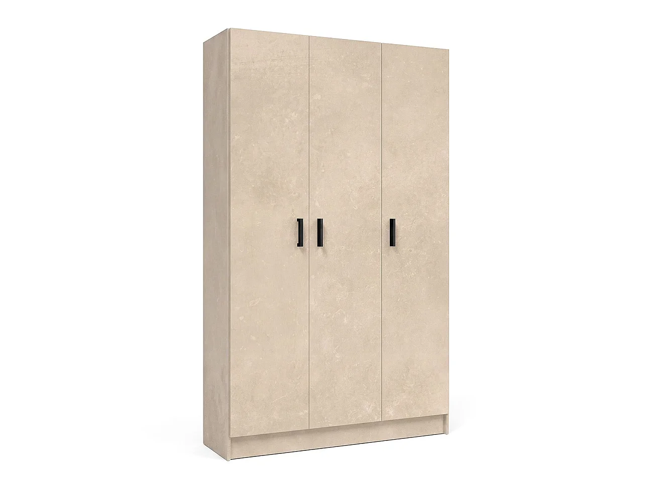 Armario de 3 puertas en microcemento beige 109x180 cm Multi Useful Microcemento Beige