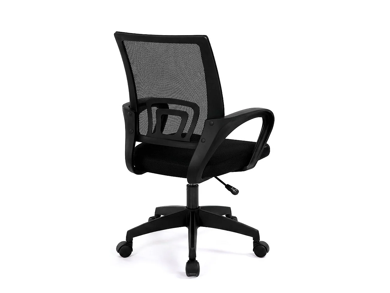 Silla de escritorio con respaldo transpirable 68-78 cm Nika Preto