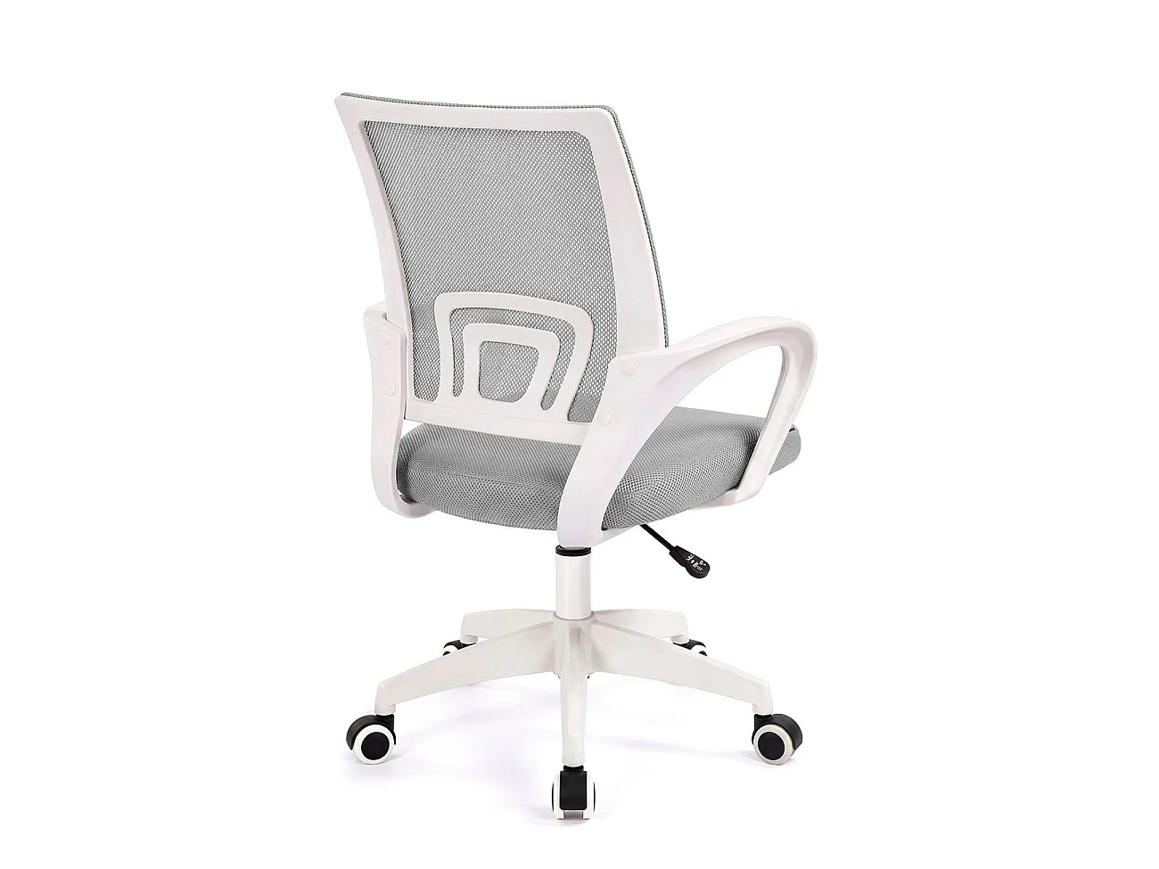 Silla de escritorio con respaldo transpirable 68-78 cm Nika Branco - Cinzento