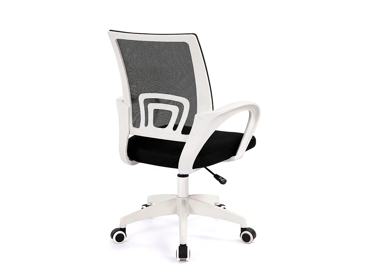 Silla de escritorio con respaldo transpirable 68-78 cm Nika Branco - Preto