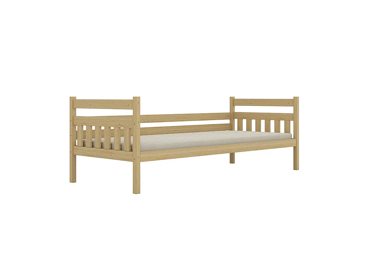 Letto a scomparsa 90x200 con rete a doghe e cassetti inclusi David Legno