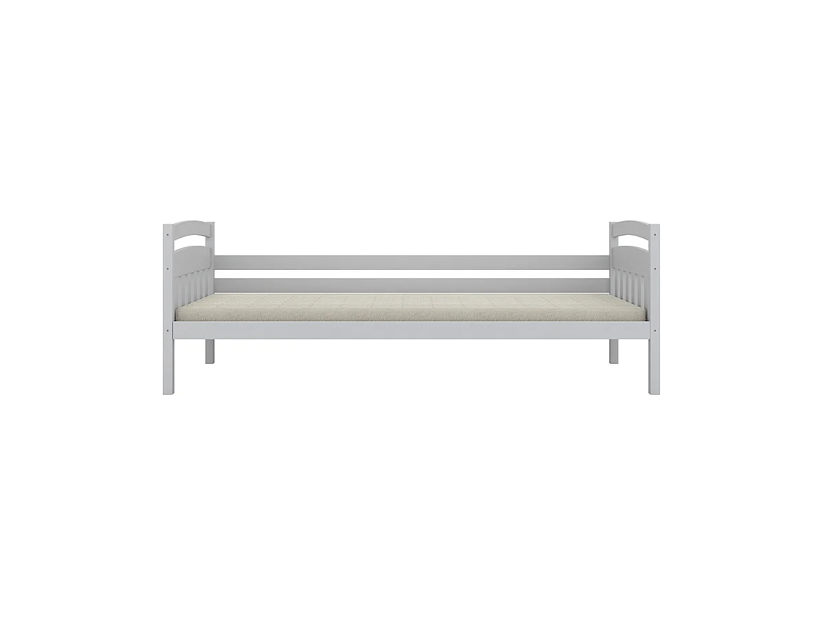 Lit gigogne 90x200 sommiers et tiroirs inclus Tosia Blanc