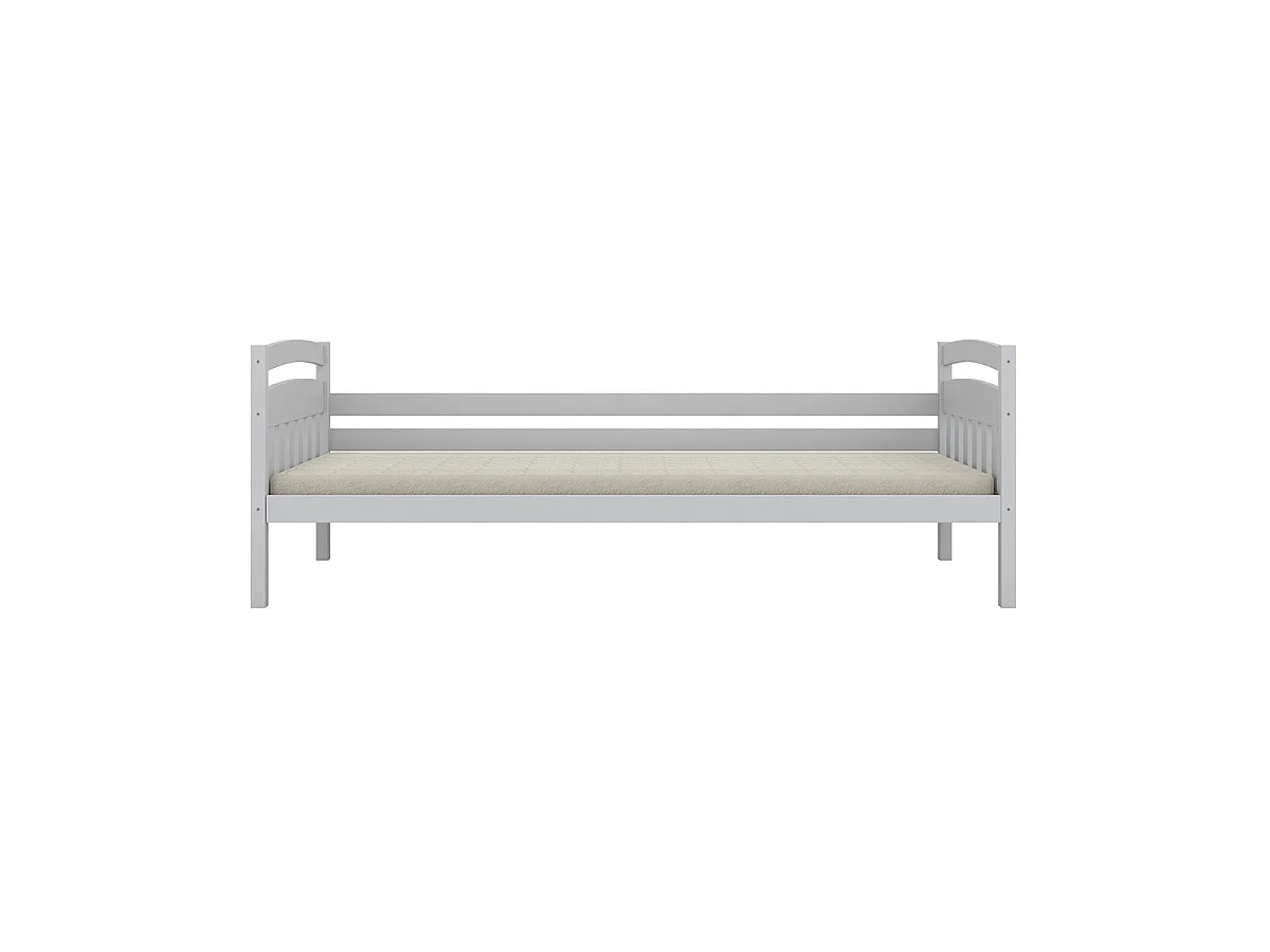 Letto a scomparsa 90x200 con rete a doghe e cassetti inclusi Tosia Bianco