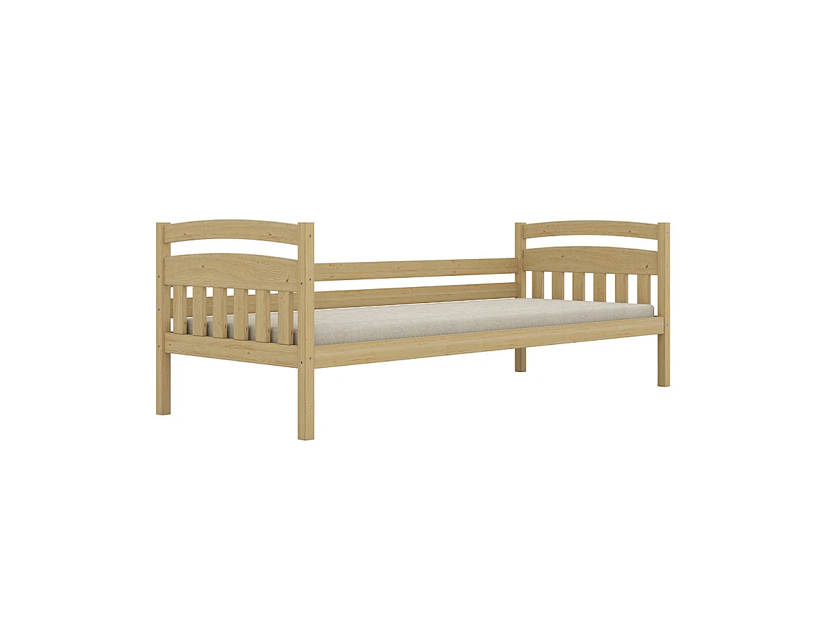 Letto a scomparsa 90x200 con rete a doghe e cassetti inclusi Tosia Legno