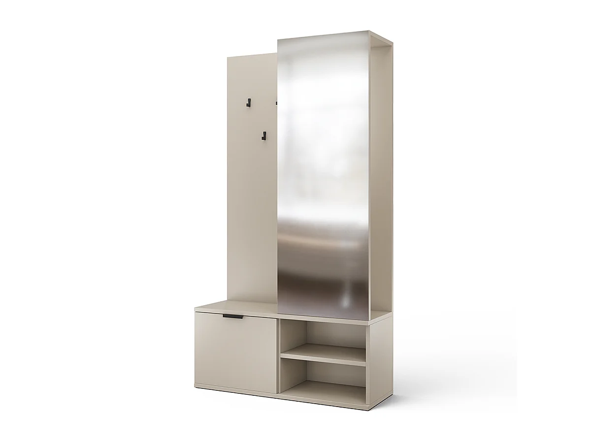 Ondine Cashmere 1-Door Entryway Cabinet