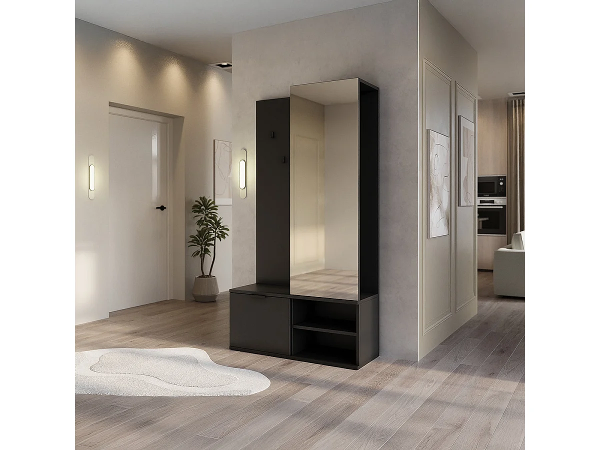 Halmeubel 1 deur Ondine Zwart