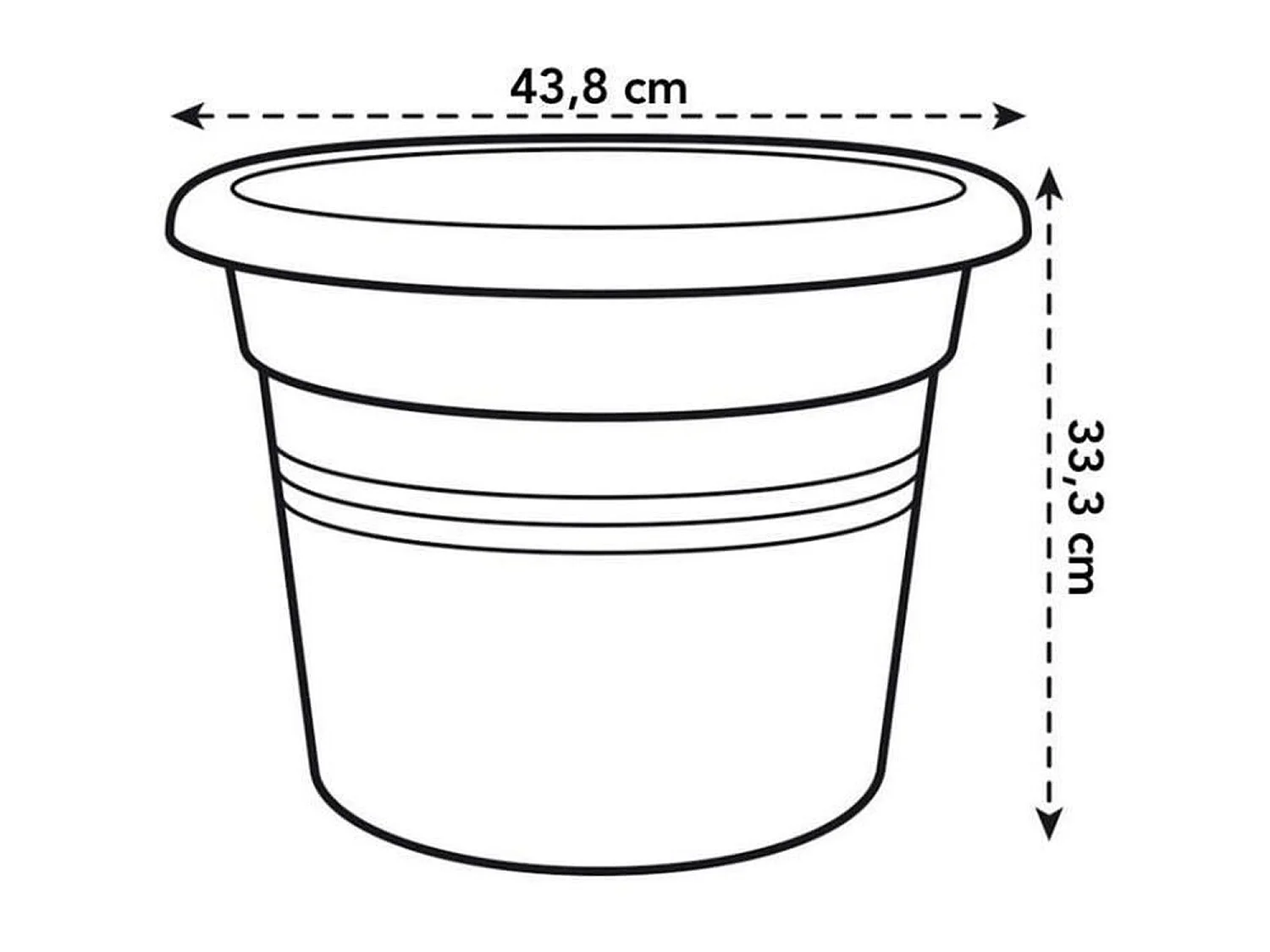 Cilindro 45 cm terra suave - ELHO