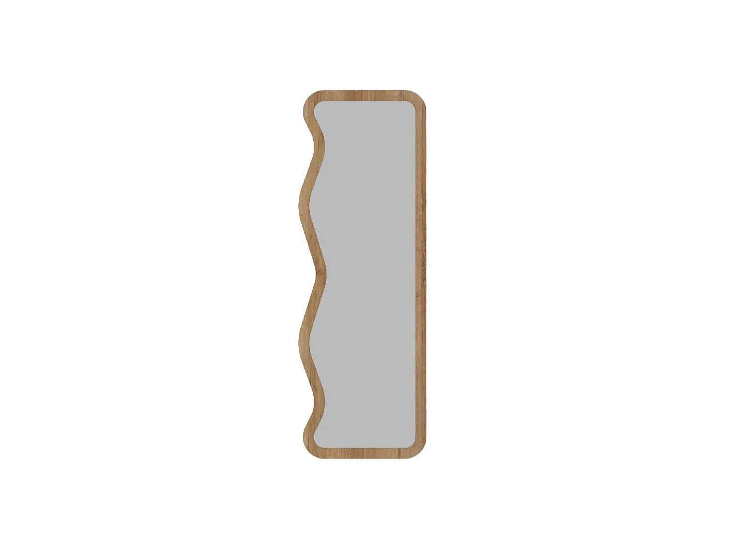 Elegant Träspegel "Asel" - Beige - 50 x 160 cm - Modern, Naturlig, Klassisk Stil
