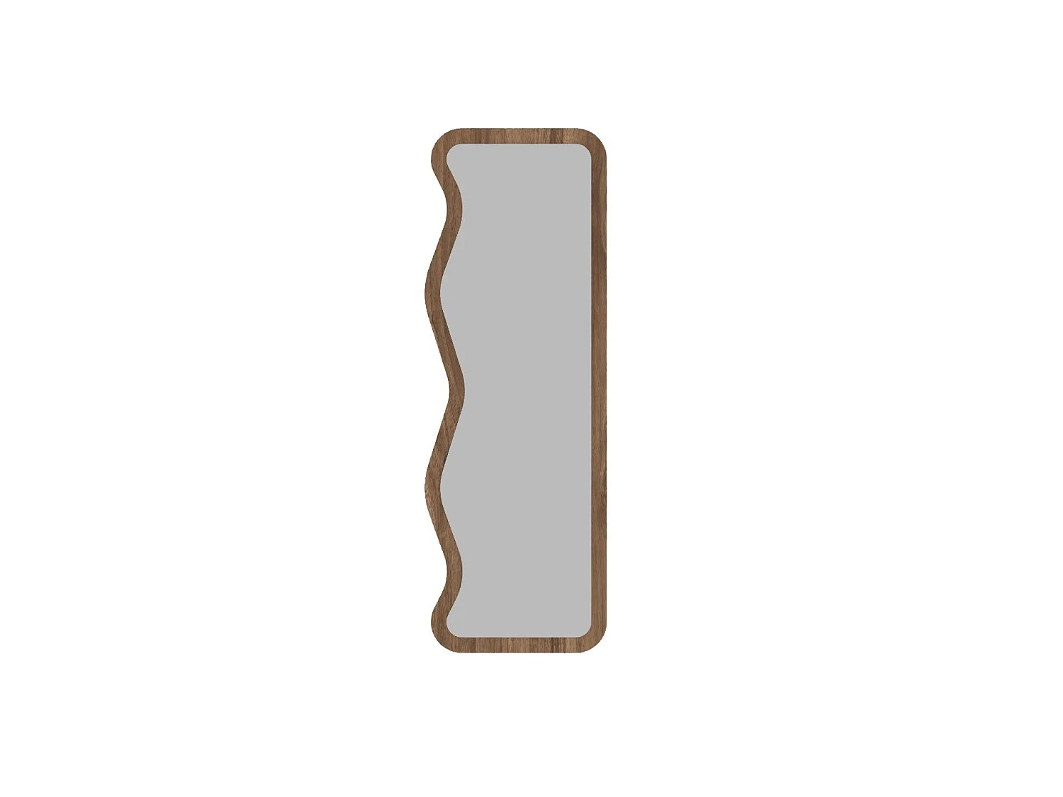 Miroir en bois "Asel" - 50 x 160 cm - Marron