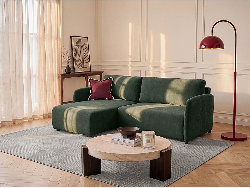 Canapé méridienne convertible Bartili, Vente-unique