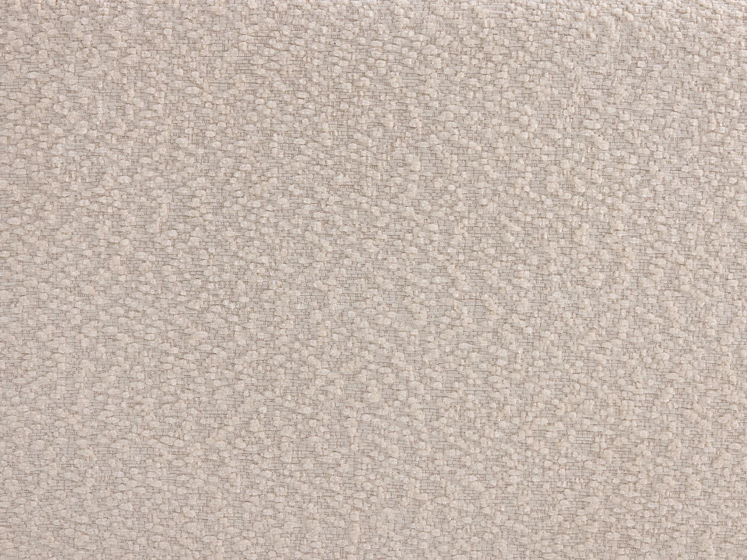 Fauteuil d'angle droit en tissu chenille beige TORISO