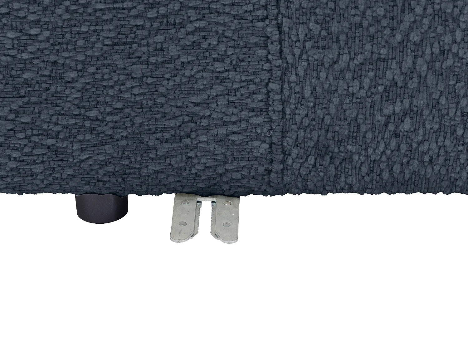 Diván derecho en chenilla azul noche - TORISO