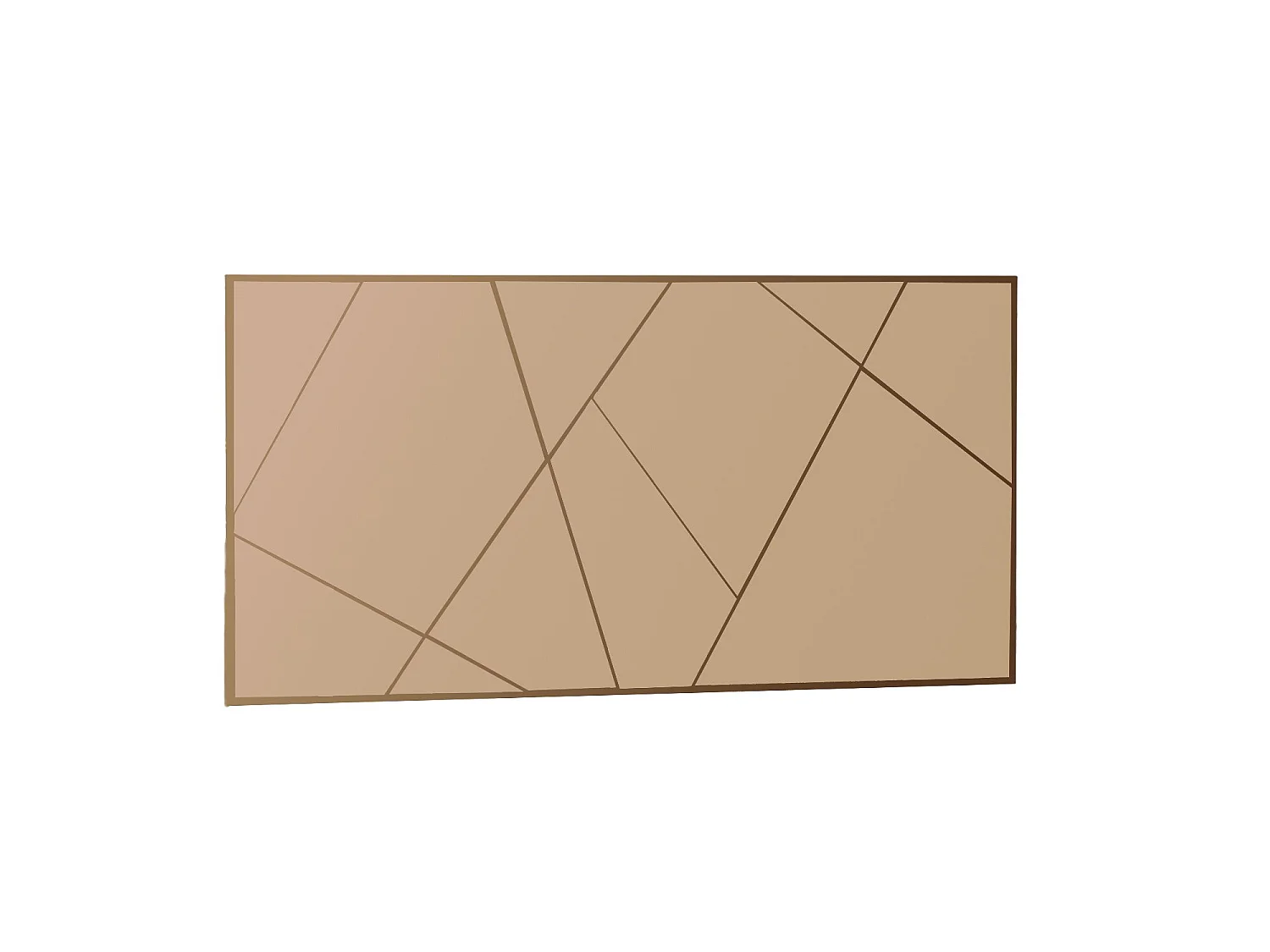 "Orezo" Träspegel - 120 x 60 cm - Brons, Mångsidig Design, Stabil Konstruktion