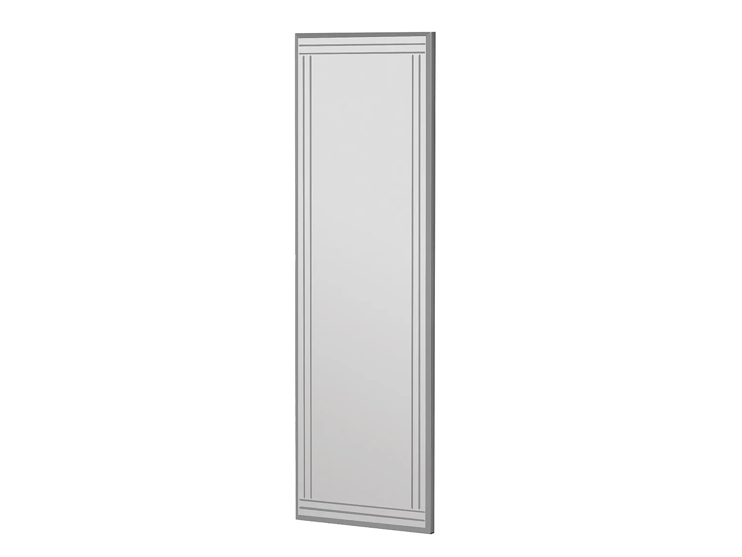 "Specchio in legno Buhem - Bianco, 40 x 120 cm, Design Versatile, Resistente e Pratico"