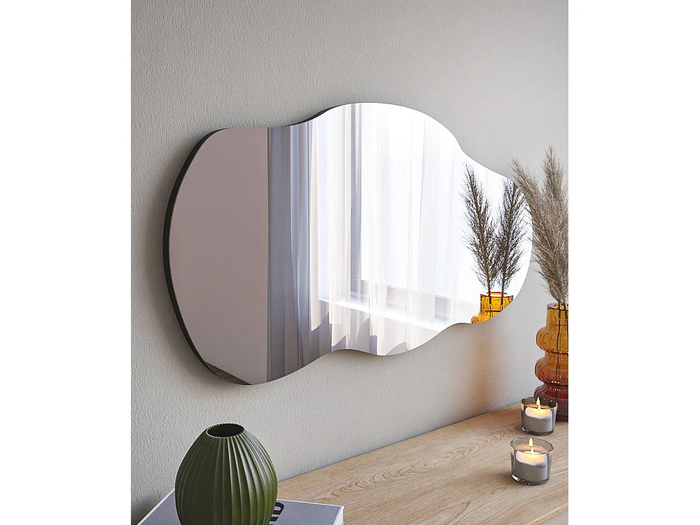 Miroir en bois "Baby" - 40 x 72 cm - Noir