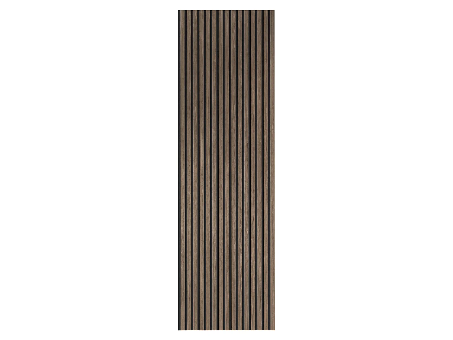 Pannelli decorativo dogato fonoassorbente Esseci Noce Scuro 240x60 cm