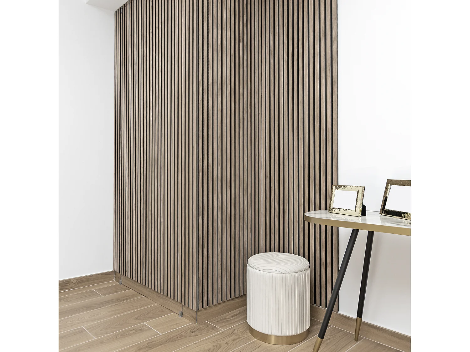 Pannelli decorativo dogato fonoassorbente Esseci Noce Naturale 240X60 cm