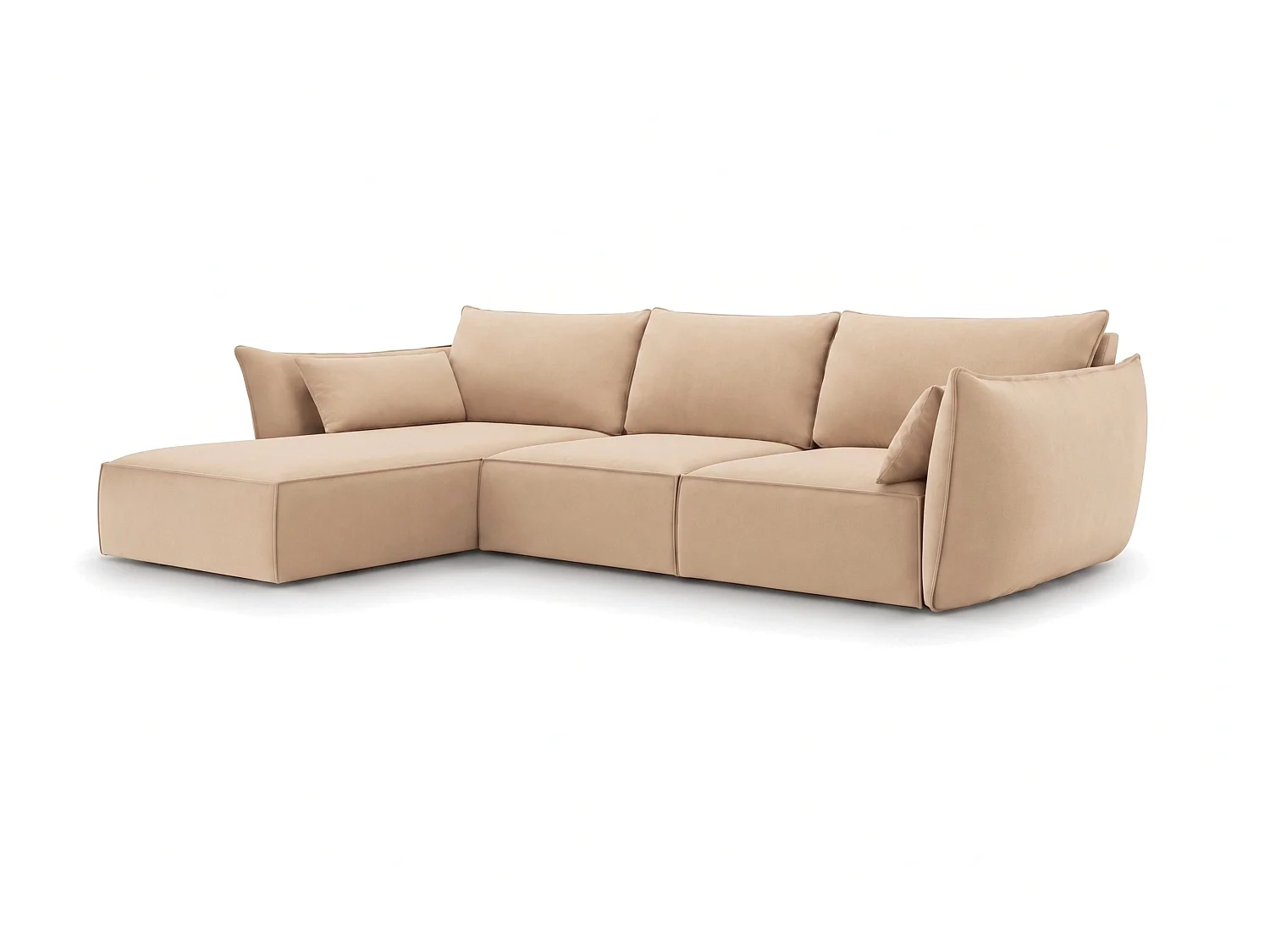Ecksofa links Cookie 308x171 cm Manila 21 beige
