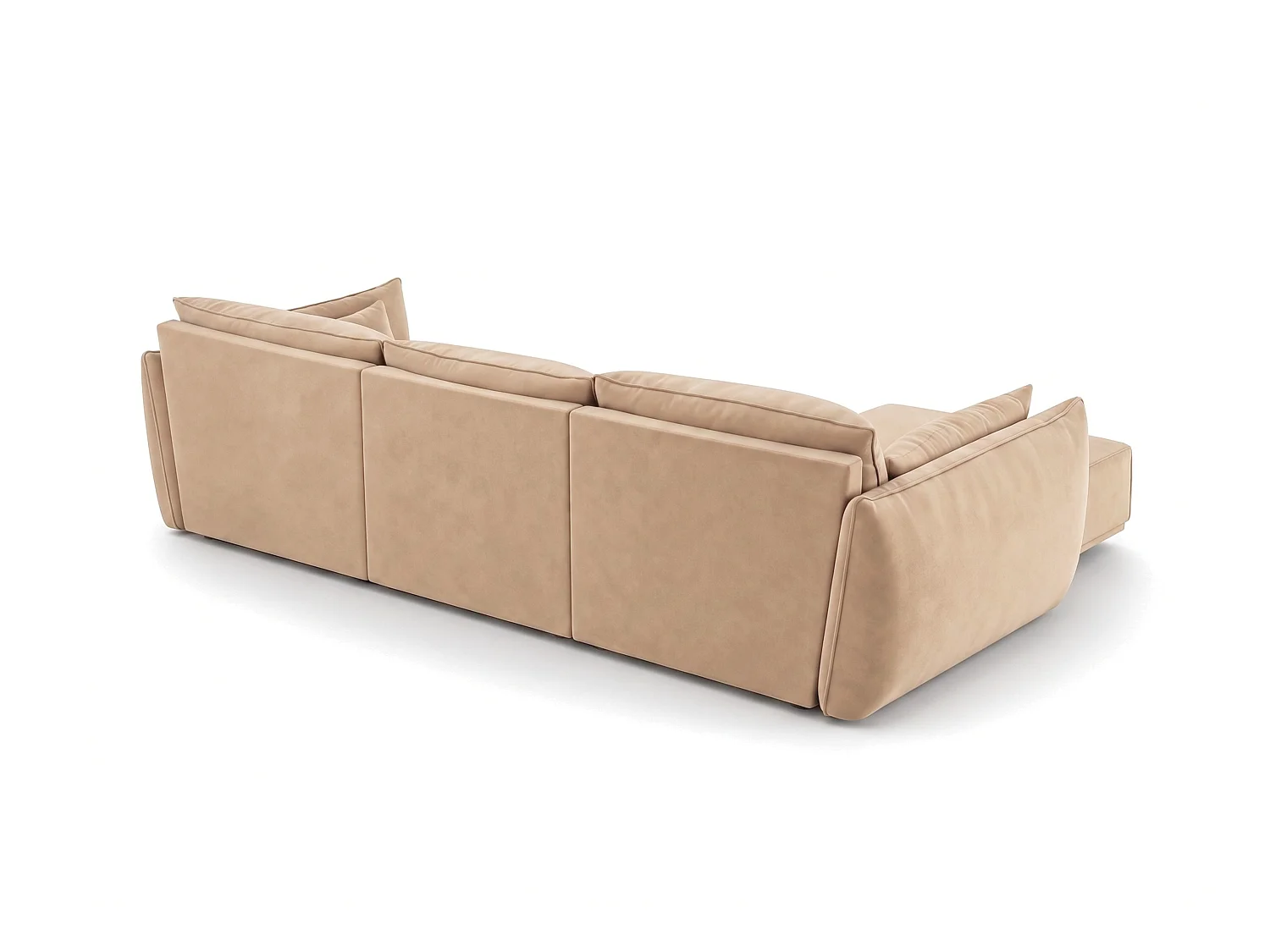 Ecksofa links Cookie 308x171 cm Manila 21 beige