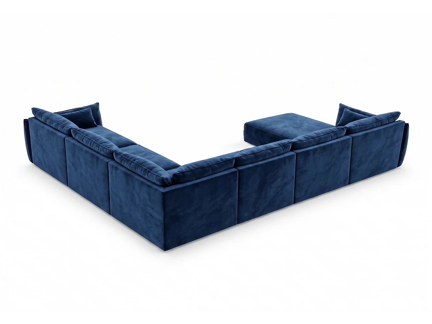 U-hoekbank links Cookie 384x284 cm Manila 26 donkerblauw