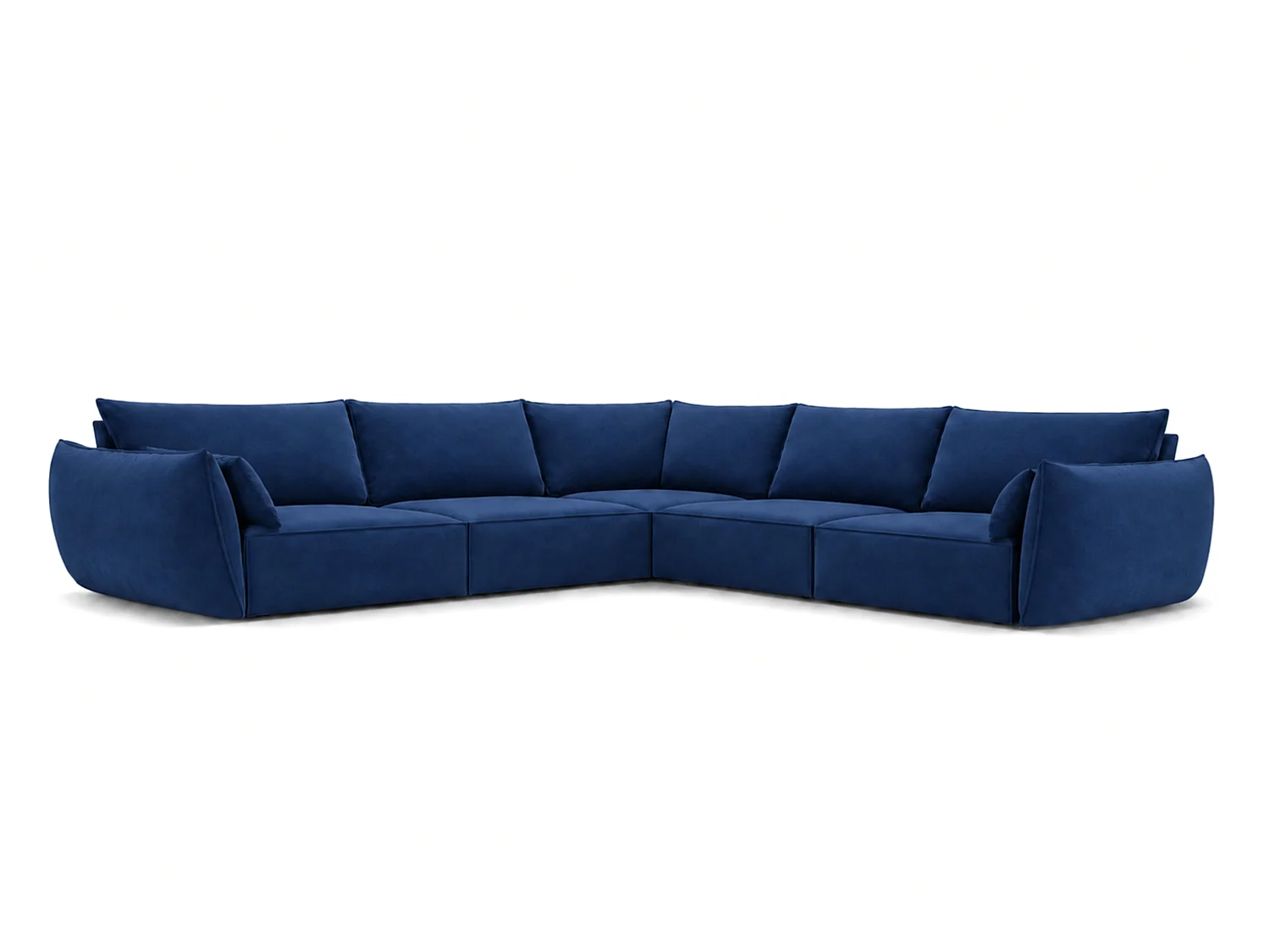 Grote universele hoekbank Cookie 286x286 cm Manila 26 donkerblauw