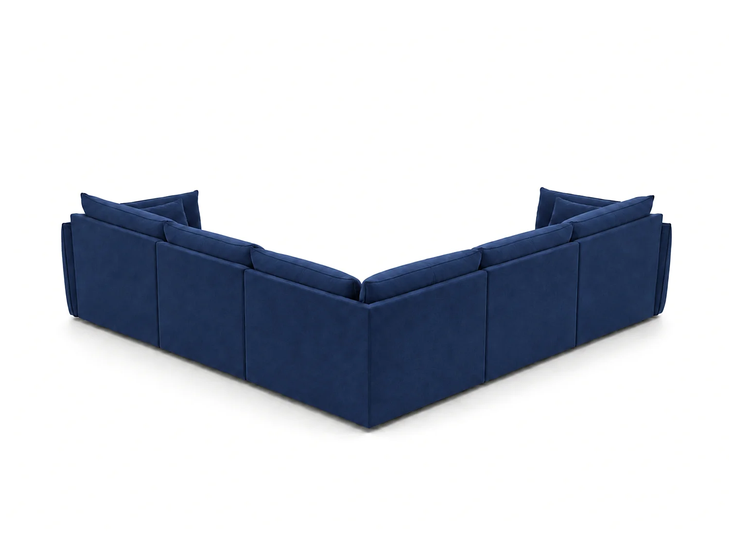 Grote universele hoekbank Cookie 286x286 cm Manila 26 donkerblauw