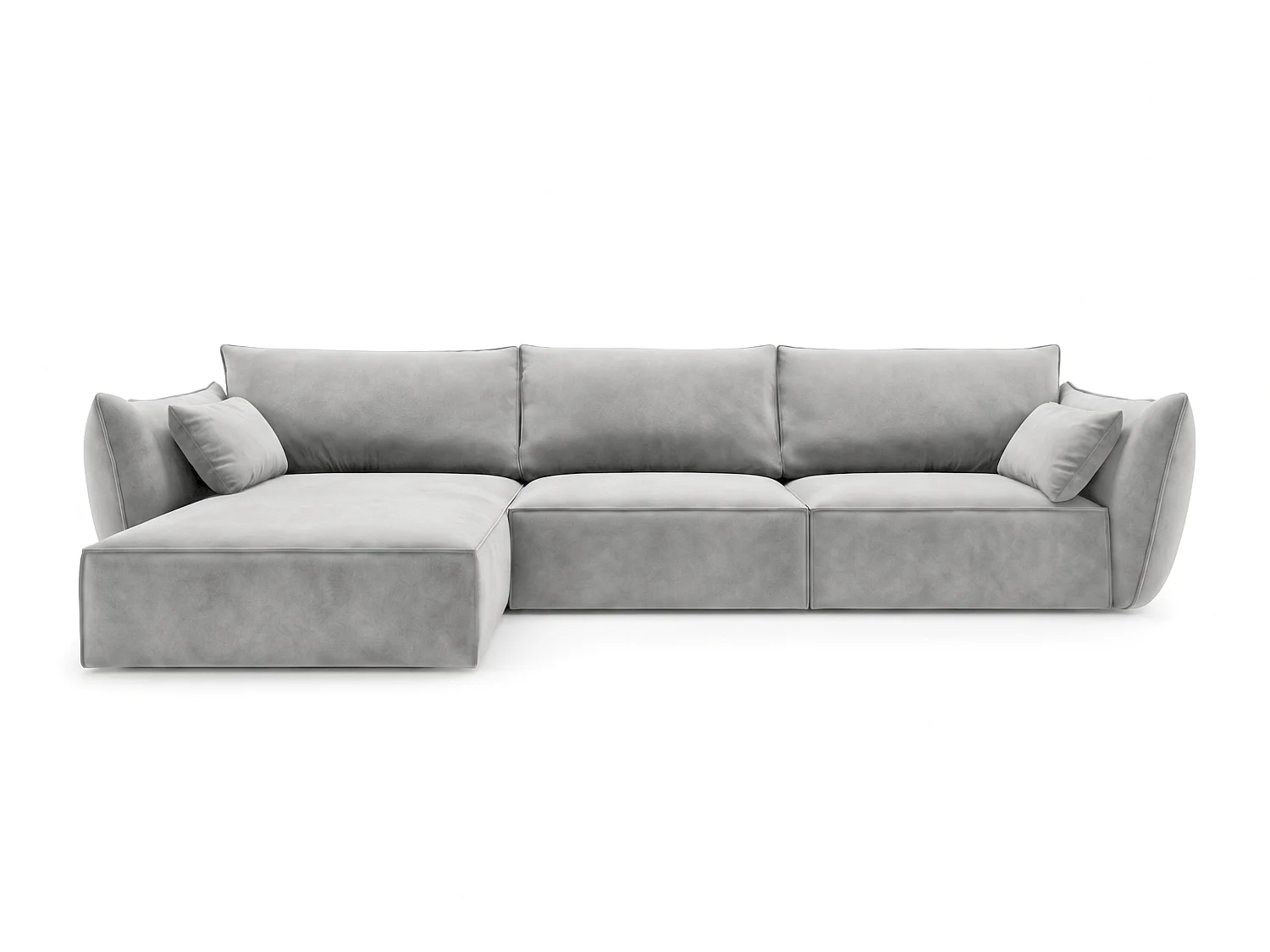 Ecksofa links Cookie 308x171 cm Manila 15 grau