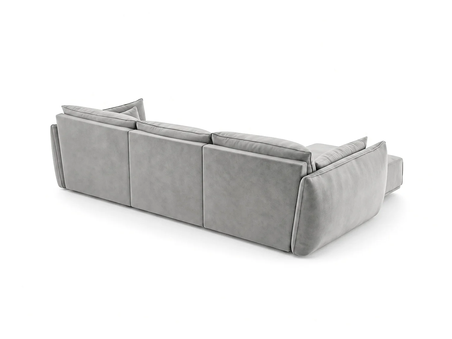 Ecksofa links Cookie 308x171 cm Manila 15 grau