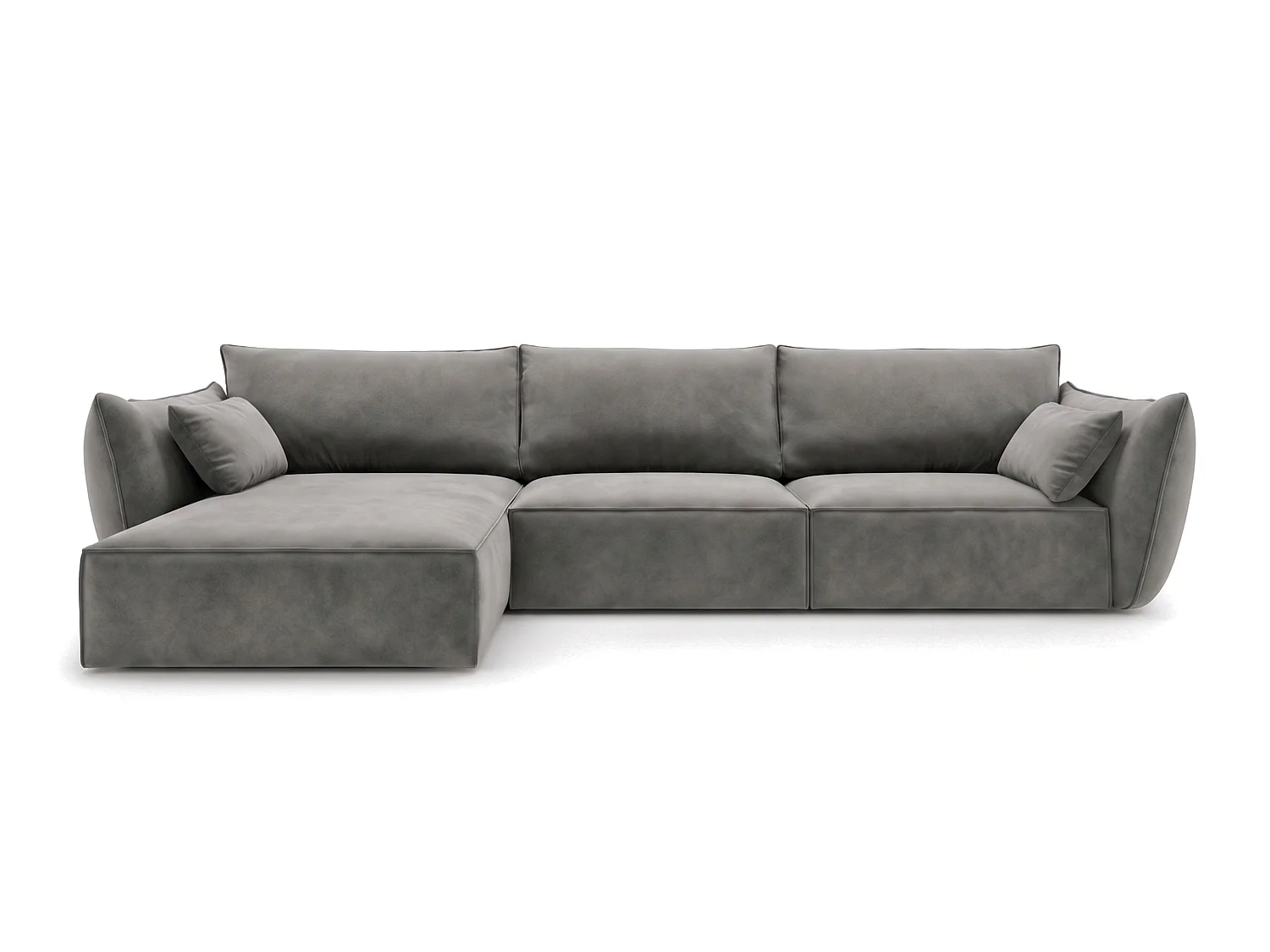 Ecksofa links Cookie 308x171 cm Manila 16 dunkelgrau