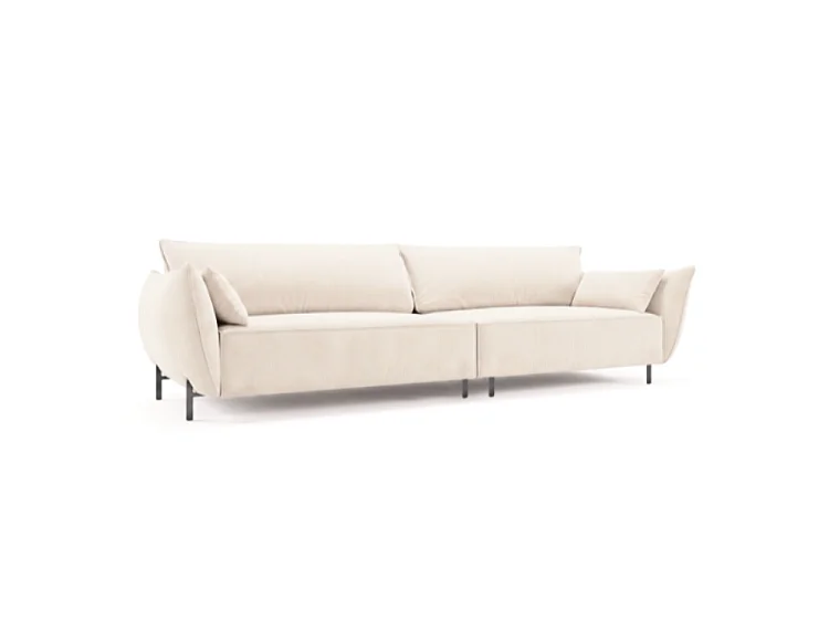 Sofa ogrodowa 4-osobowa GARDEN w tkaninie Kanaria 7002 beżowa