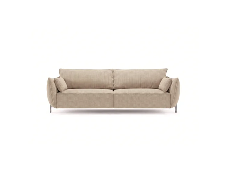 Sofa ogrodowa 3-osobowa GARDEN w tkaninie Kanaria 7005 brązowa