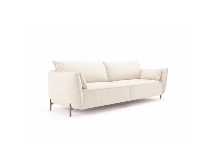Sofa ogrodowa 3-osobowa GARDEN w tkaninie Kanaria 7002 beżowa