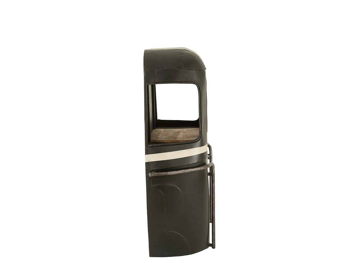 Meuble de Bar en Métal "Téléphérique" 154cm Noir
