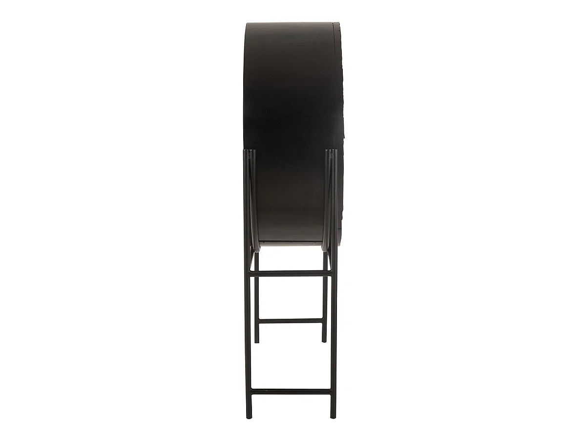 Armoire Bar en Bois "Shanil" 160cm Noir