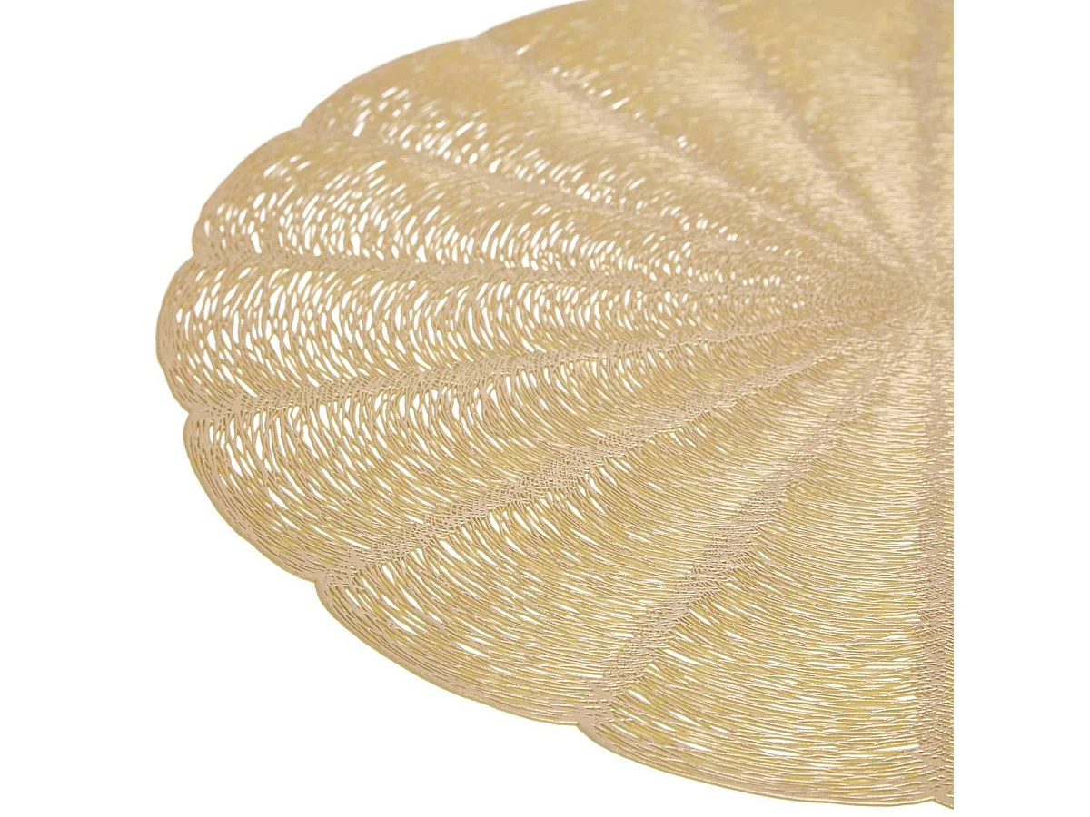 Set de Table Rond "Nest" 38cm Or