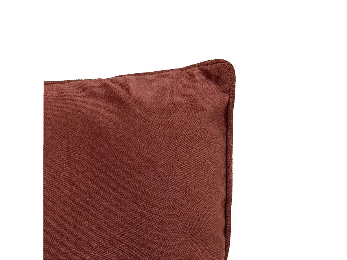 Coussin Déco Uni "Lilou" 30x50cm Marron Tonka