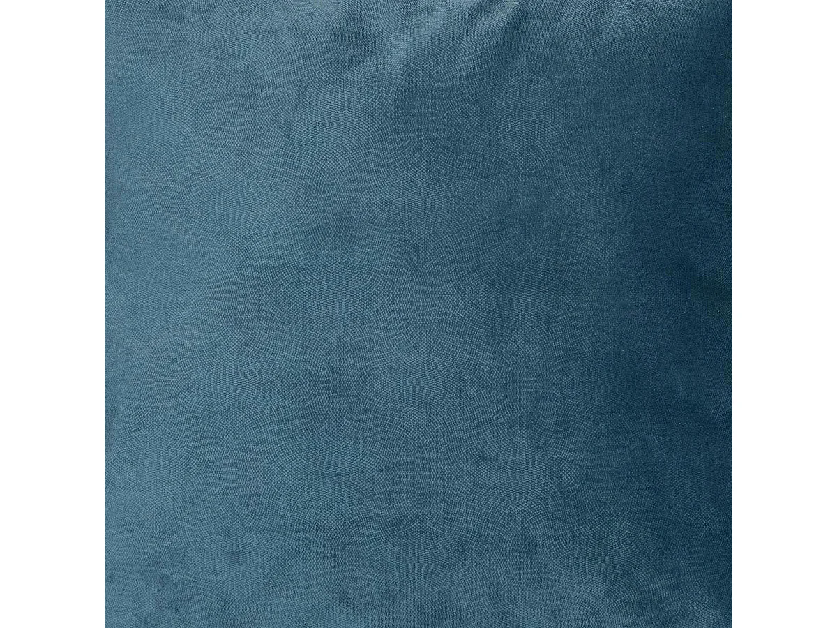 Coussin Déco Uni "Lilou" 55x55cm Bleu Égéen