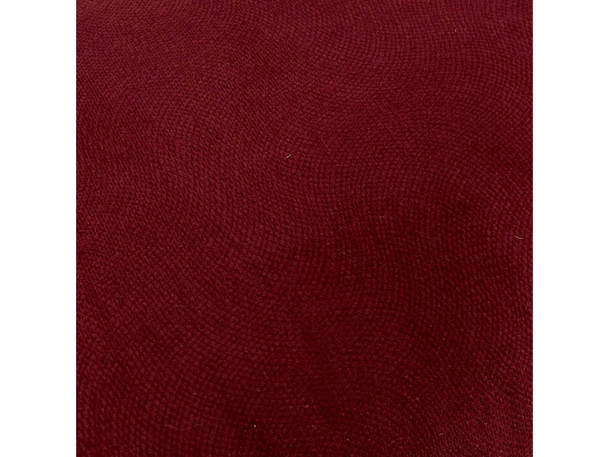 Coussin Déco Uni "Lilou" 30x50cm Rouge Grenat
