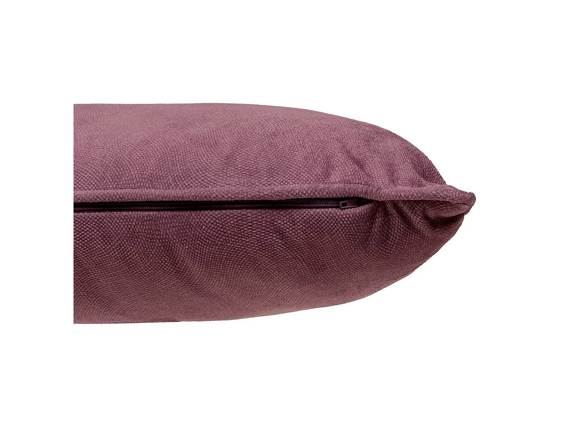 Coussin Déco Uni "Lilou" 30x50cm Parme
