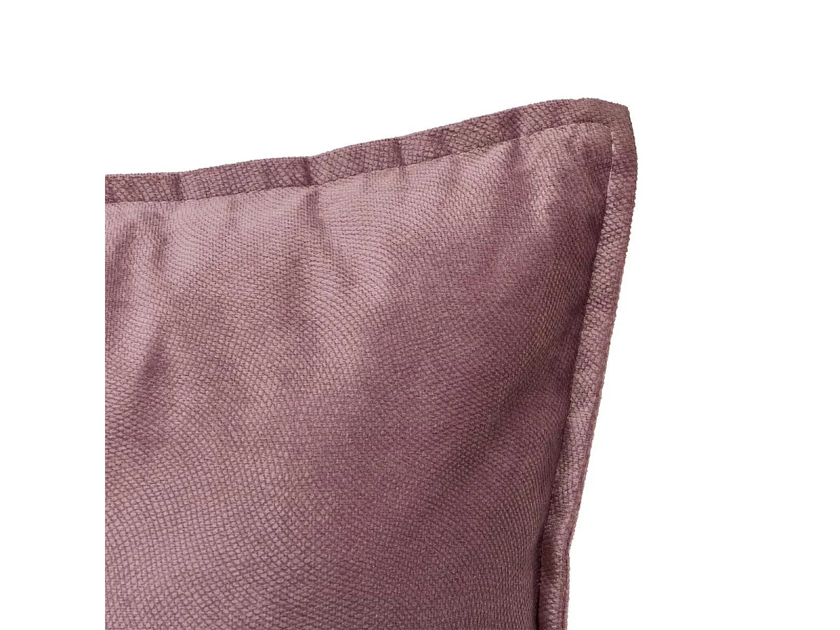 Coussin Déco Uni "Lilou" 55x55cm Parme