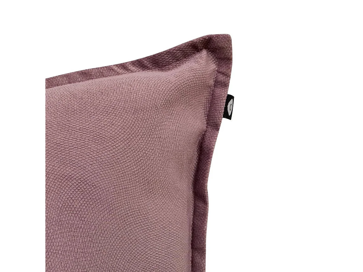 Coussin Déco Uni "Lilou" 45x45cm Parme